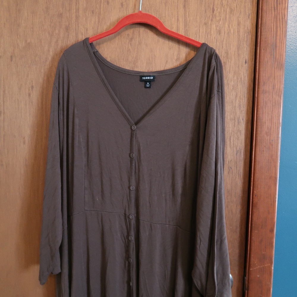 Torrid Button Front Dress